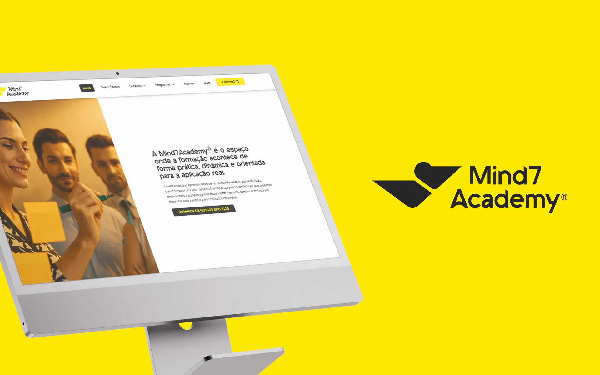 Mind7Academy — Website Redesign & Visual Identity Alignment